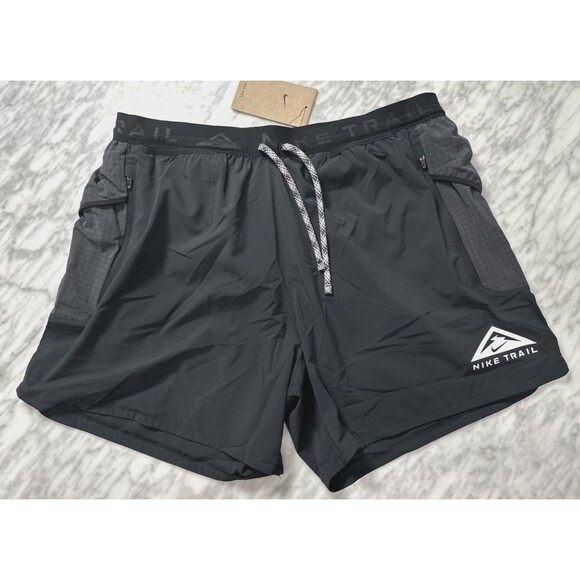 Nike Trail Second Sunrise Dri FIT 5" Brief Lined Shorts Men's Large DV9311 010